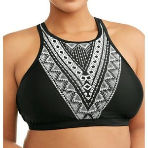 Time and Tru Women's Core High Neck Print